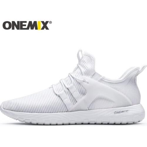 ONEMIX Men Running Shoes Summer New Breathable Lightweight flat Sneakers Casual Footwear Walking Training Shoes tenis masculino