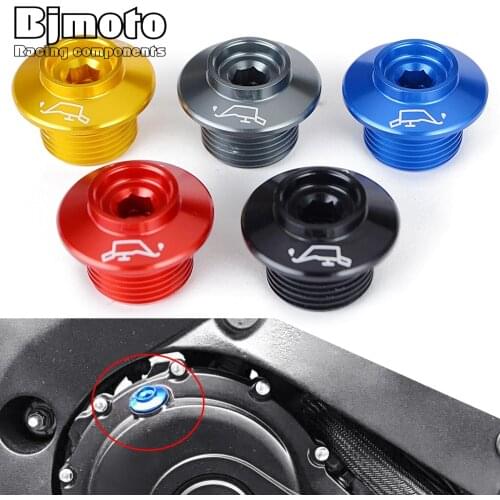 Engine Oil Plug cover M20*1.5 For SUZUKI GSF1250 GSF1250S BANDIT GSR600 GSR750 GSX650F GSX1250F GSF 1250/S GSR 600 750 650F Moto