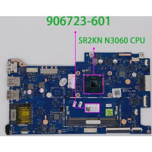 For HP x360 Convertible 11-ab Series 906723-601 906723-001 UMA N3060 CPU CIU10 LA-E341P Laptop Motherboard Tested