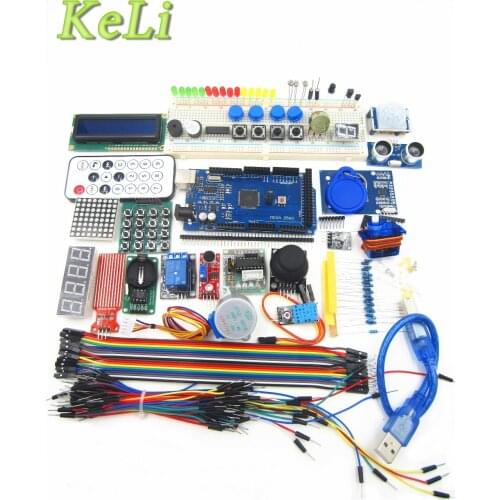 Mega 2560 r3 starter kit motor servo RFID Ultrasonic Ranging relay LCD