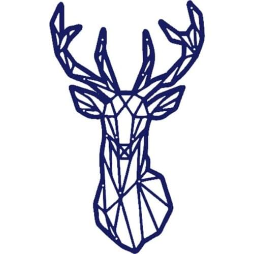 Deer Head Metal Cutting Dies Stencil DIY Scrapbooking Album Stamp Paper Card Embossing Decor Craft cutting dies