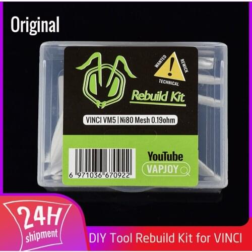 2BOX DIY Tool Rebuild Kit for Vinci Coil VM1 VM5 VM6 TM1 R1 Mesh 0.2ohm 0.3ohm PnP Coils for VINCI X R DRAG S Baby Mod Pod Kit