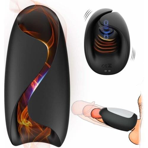 Penis enlargement pump Glans exerciser Heated Treediride Liquid Silicone Adult Toys Pulse 5 Vibrations Glans Stimulator Sex Shop