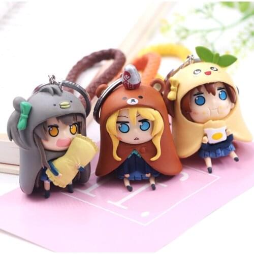 2019 New 9 Styles Random Lovely Anime Love Live 3D PVC Keychain Lovelive Bag Pendant Key Chains Key Rings Cosplay Figure Toy 5cm