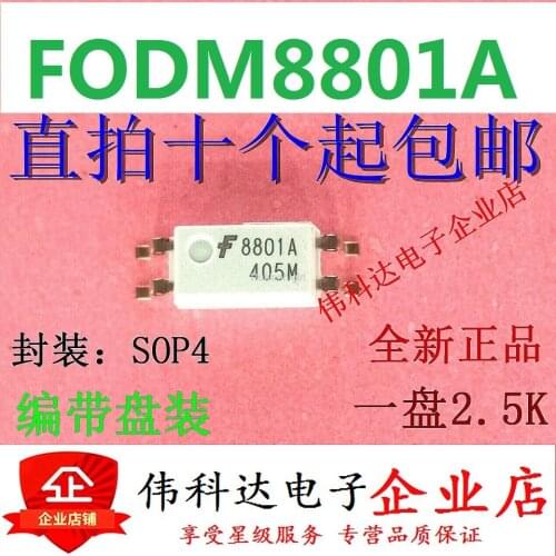 New FODM8801A 8801A SOP4 optocoupler isolator imported original fake one pay ten can be straight shot