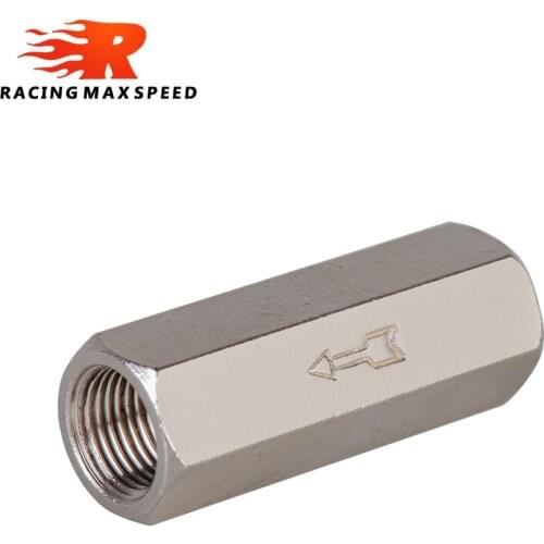 1/4" BSP Female Male Brass Pneumatic Check Valve Full Port One Way Non-return Valve For Air Water Oil Gas for Air suspension