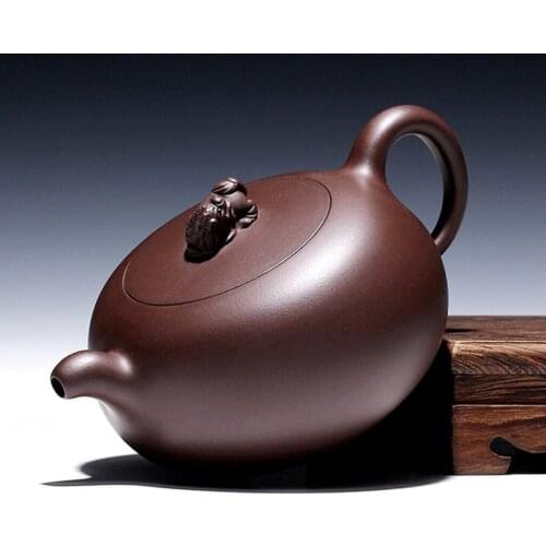 Recommended by the manual tinged purple sand teapot yixing, manufacturers wholesale kung fu tea set gift customization
