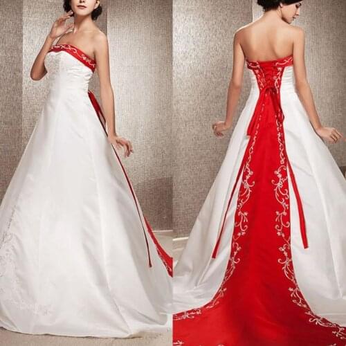 Shwaepepty Satin Wedding Dresses