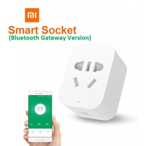 Xiaomi Mi Mijia Smart Socket Plug Bluetooth gateway version Wireless Switches Timer WiFi by Mi home Mijia APP