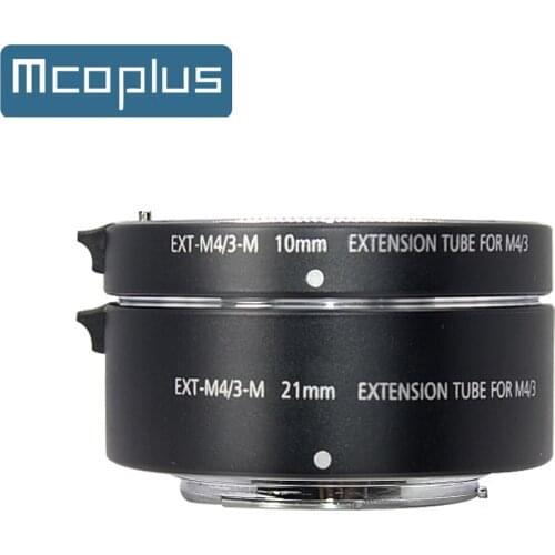 Mcoplus Metal Auto Focus Macro Extension Tube Ring 10mm 21mm for Panasonic Olympus M4/3 micro 4/3 GH5 GX9 G9 GF10 S5 G7 EM5 EM10