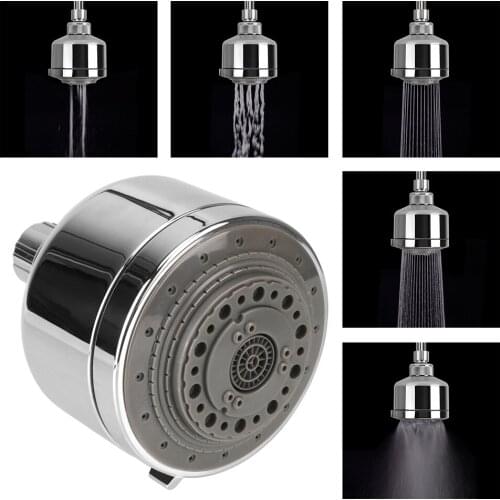 Water-saving Home improvement Multifunction Pressurized Bathroom Accessories Full Function Shower Head Rotating Top Sprinkler