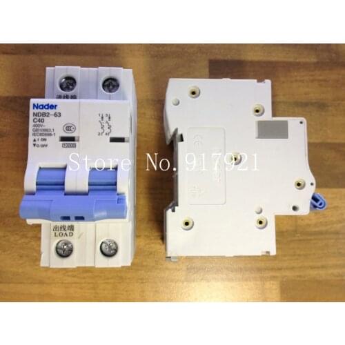 [ZOB] Nader letter NDB2-63 C40 genuine new miniature circuit breaker 2P40A --10PCS/LOT