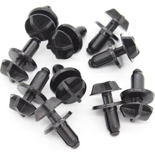 10pcs Clips Radiator Shield Mountings Retainer Trim Repair Components Nuts for Ford W716510-S300