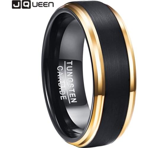 100% pure Tungsten men ring Mens Wedding Band Ring Bridal Jewelry