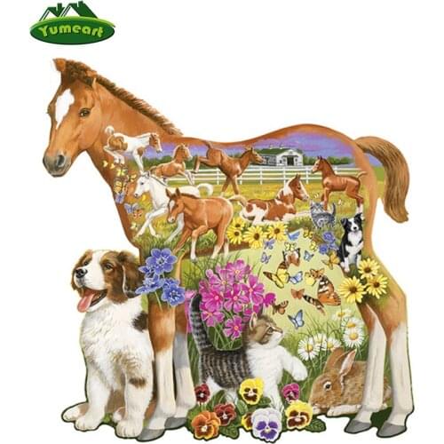 Diamond Painting Cross Stitch 5D DIY Diamond Embroidery Horse Dog Butterfly Flower Diamond Mosaic Creative Kits Puzzle Toys