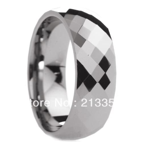 FREE SHIPPING!USA WHOLESALES CHEAP PRICE BRAZIL RUSSIA CANADA UK HOT SELLING 8MM DOMED SHINY FACED MENS TUNGSTEN WEDDING RING