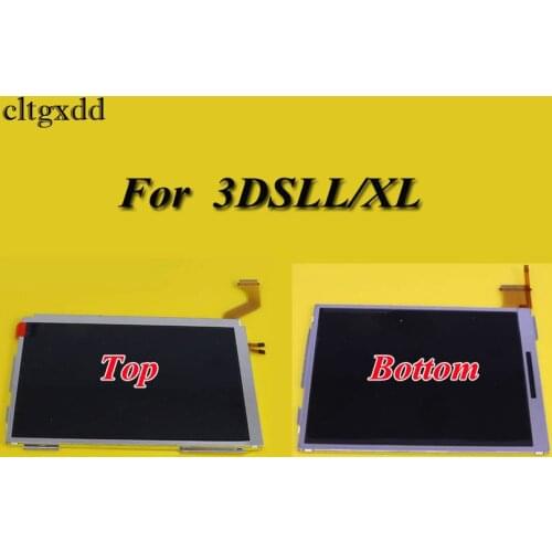 Cltgxdd 1PCS For N3DSLL XL Replacement Top Upper/Lower Bottom LCD Display Screen for Nintendo For 3DS XL LL