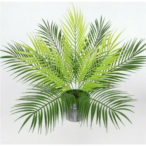 9Head Fern Bouquet Palm Leaves Garden Green Plastic Plants Home Decor Artificial