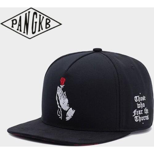 PANGKB Brand TH-ROSE CAP truck driver cap black roller skating snapback hat for men women adult outdoor casual sun baseball cap