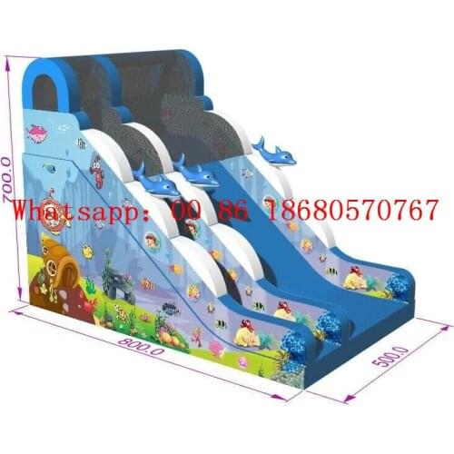 China Guangzhou) Factory direct inflatable slide / castle / trampoline / pool slide / Ocean World Slide YLY-042