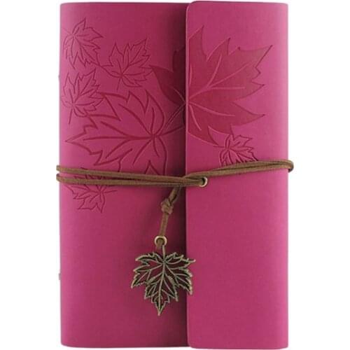 Leather Writing Journal Notebook, Classic Spiral Bound Notebook Refillable Diary