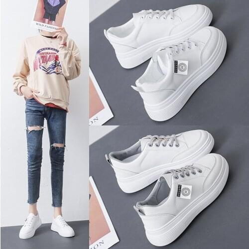 Breathable Pu Sneakers Womens Platform Shoes for Women Ladies Casual Female Vulcanized Shoes Woman Walking Shoes Zapatos Mujer