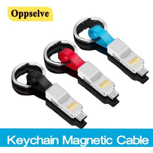 Mini Keychain Mircro USB Type C Cable Charger OTG Cable For Xiaomi Huawei Samsung Data Charging Cable USB Type C Cable Charger