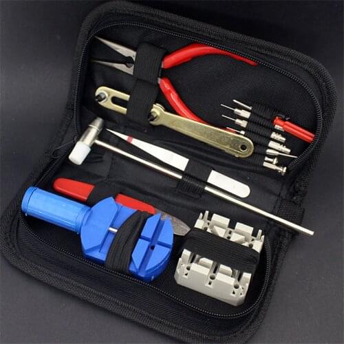 16 Piece/set Deluxe Watch Repair Tool Kit