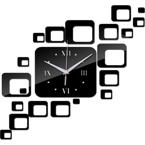 2019 new wall clock reloj de pared diy Acrylic clocks horloge murale modern design Quartz watch Living Room Needle 3d stickers