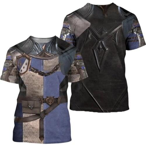 2020 summer new knight templar 3DT shirt print clothes Harajuku clothing hot selling trend top