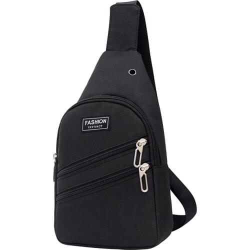 Padieoe men sling bag chest bag shoulder crossbody bags satchel fashion