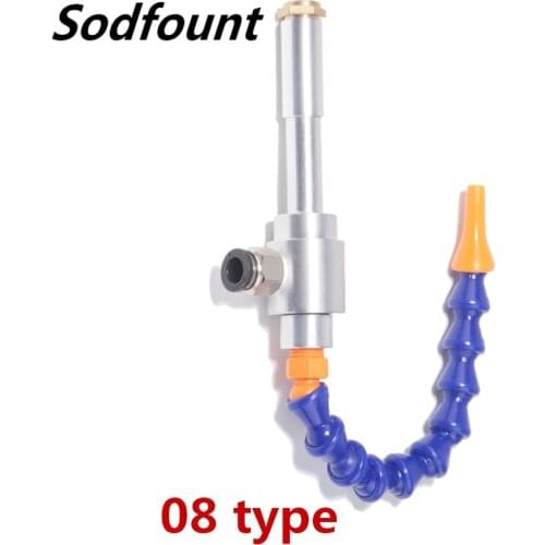 130MM/165MM Vortex Cold Air Gun Dry Cooling Airflow Machine With Flexible Tube Vortex tube Cold air Mini Cooler Air Gun Tool Gun