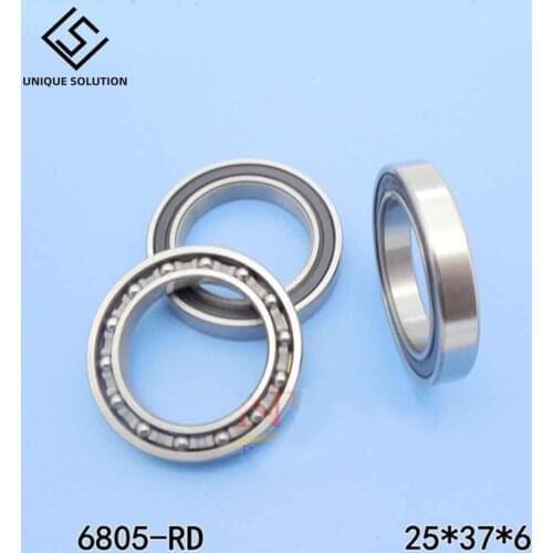 2PCS MR25376 6805-RD 6805N-RS 61805 6805N 25376 ball bearing 25*37*6 MM bike bottom bracket repair bearing for HT2 BB51 GCR15
