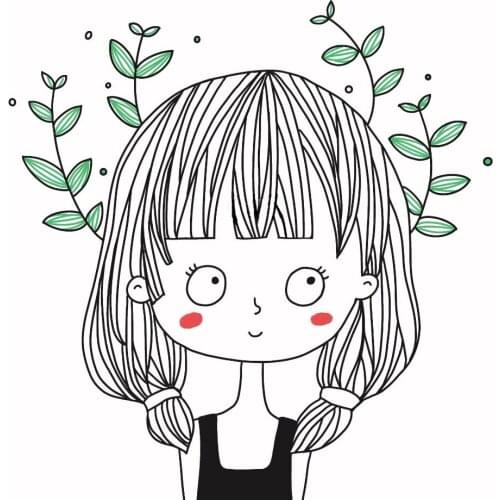 DABOXIBO Leaves Girl Clear Stamps Mold For DIY Scrapbooking Cards Making Decorate Crafts 2020 NEW Arrival