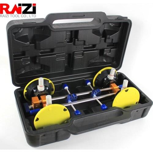 Raizi 4.5inch Stone Seam Setter with Vacuum Suction Cups Small Slab Joining Rubber Sucker Stone Seamless Leveling Tool
