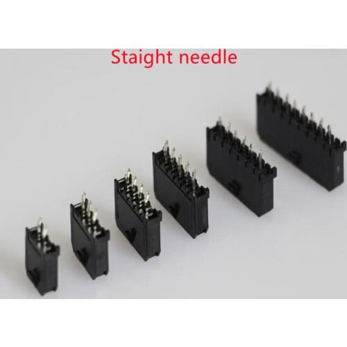 Molex 3.0mm connector small 5557 female socket Staight/Curved needle for PC notebook power wire 1*2 1*3 1*4 1*5 1*6Pin