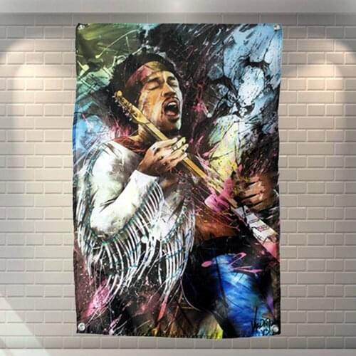 Rock Band \ Hip Hop \ Heavy Metal \ Regga Vintage Flag Banner Poster Canvas Wall Sticker Tapestry Print Art Wall Decoration B2