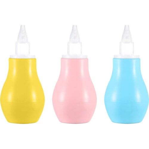 Silicone Newborn Baby Children Nose Aspirator Toddler Nose Cleaner Infant Snot Vacuum Sucker Soft Tip Cleaner Baby Care Product