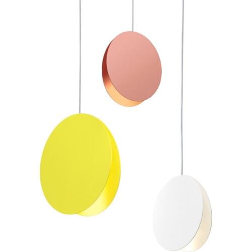 Nordic Danish Design Shell Round Pendant Lights Kitchen Bedroom Bedside Lamp Modern Dining Room Cafe Bar Hanging Lights Fixtures