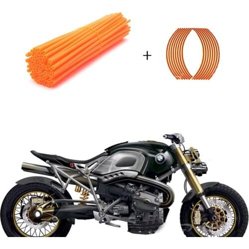 Universal Motocross wheel rim spoke skins covers For 690 Supermoto 950 Super Enduro R 525 EXC 950 Super Enduro 95 Parts