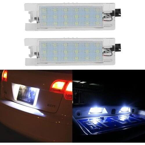 2x Led Number Lamp Canbus License Plate Light For Opel Meriva A B Vectra C Zafira Adam Astra H J K Cascada Corsa C D E Insignia