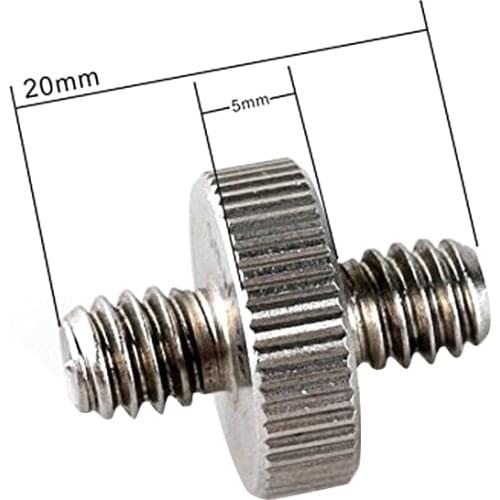 1/4 Inch Schroef 1/4" Screw 1/4 "tot 3/8" Schroef Adapter Voor Camera Bracket Statief Aluminum Alloy Monopod Quick Release Plate