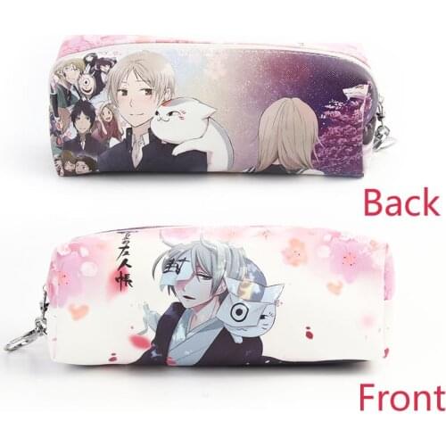 Anime Natsume Yuujinchou Cosmetic Bag Cartoon Stationery Pouch for School Supplies