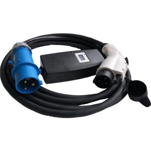 16A ev home charging station leaf electric vehicle charger with J1772 plug