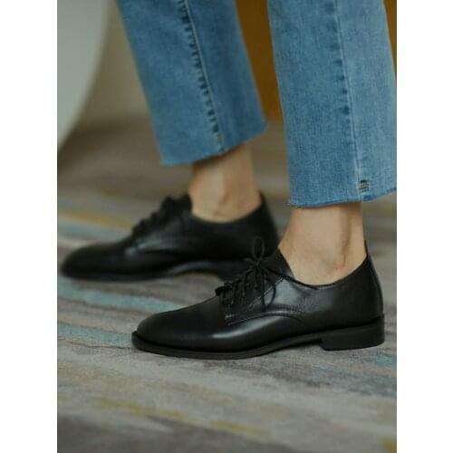 EshtonShero Genuine Leather Summer Loafers Woman Flats Shoes Round Toe Flat Heels Shoes for Women Moccasins