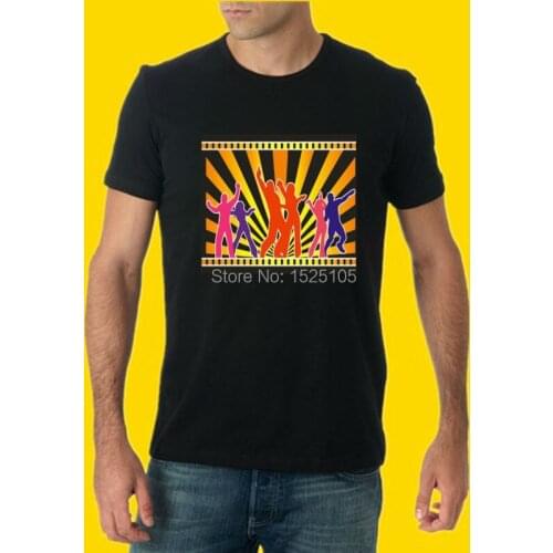 Large size Sound Activated equalizer el t shirt with inverter S M L XL XXL XXXL