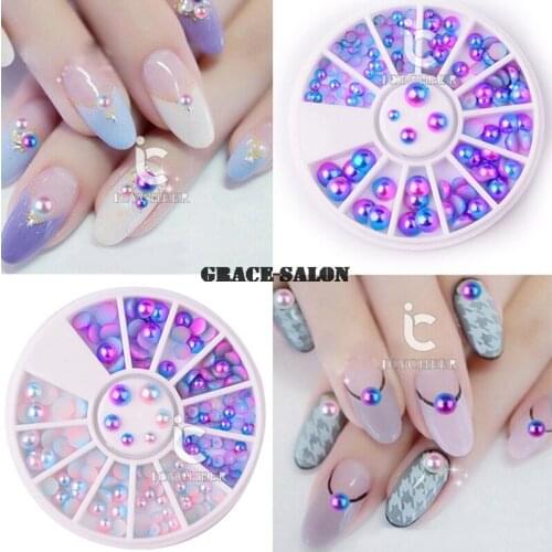 Жемчуга для дизайна ногтей ICYCHEER China At AliExpress