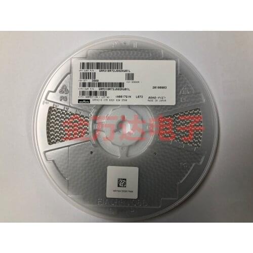 GRM31BR72J682KW01L SMD MLCC 1206 6.8nF(682) ±10% 630V Ceramic Capacitor GRJ31BR72J222KWJ1L SMD MLCC 1206 2.2nF(222) ±10% 630V