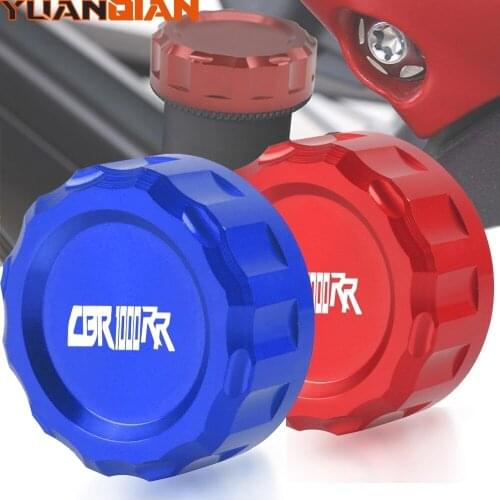Motorcycle Rear Brake Fluid Tank Reservoir Cap For honda CBR1000RR CBR 1000RR CBR1000 RR Motorbike Master Cylinder Oil Cup Cover