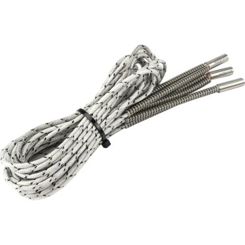 Heating tube 6*20mm 12V 24V 65W Ceramic Cartridge Heater 1M Reprap&Mendel For V6 J-head Extruder 3D printer part